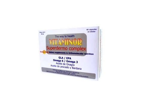 Vitaminor Super Omega 6 Complex (antes Superdermo) 60 capsulas