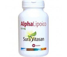 Sura Vitasan Alpha Lipoico 125mg. 60 capsulas