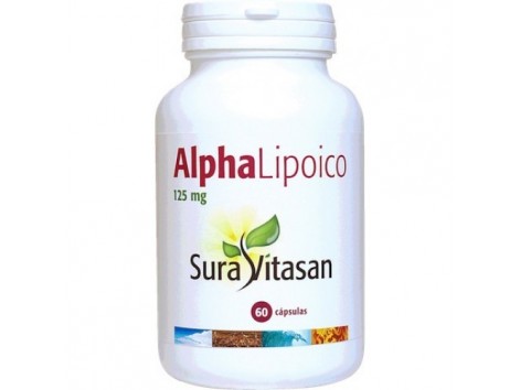 Sura Vitasan Alpha Lipoico 125mg. 60 capsulas