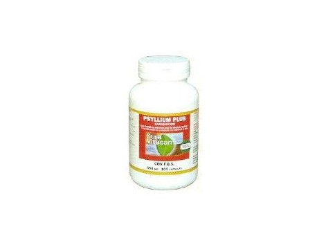 Sura Vitasan Psyllium Plus enriquecido con FOS. 100 capsulas