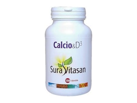Sura Vitasan Calcio y vitamina D3  150 capsulas