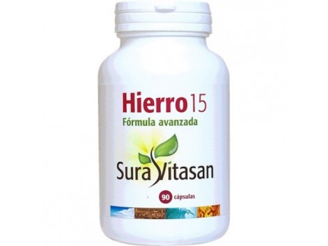 Sura Vitasan Hierro 15  90 capsules