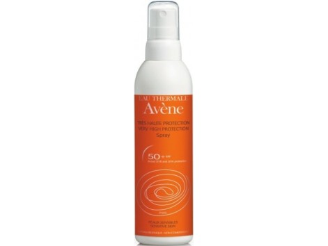 Avene Solar Protección Alta SPF50 Spray 200ml. Pieles sensibles