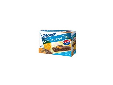 Bimanan chocolate bars and orange. 8 units Bimanan chocolate bars and orange. 8 units