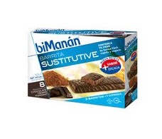 Bimanan black chocolate bars. 8 units