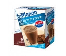 Bimanan milkshake de chocolate. 5 unidades