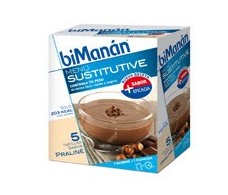 Bimanan Praliné-Soja-Pudding. 5 Einheiten