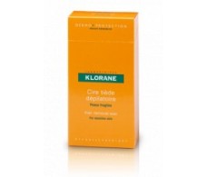 Klorane cold wax strips for face and sensitive areas. 6 bands