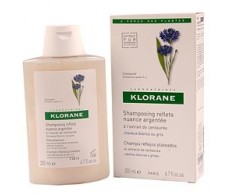 Klorane shampoo silvery to centaurea