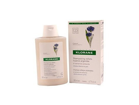 Klorane shampoo silvery to centaurea Klorane shampoo silvery to centaurea
