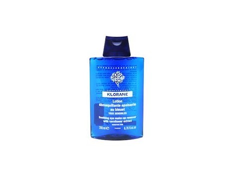 Klorane removedor de maquiagem dos olhos para 200ml cornflower