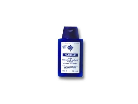 Klorane removedor de maquiagem dos olhos para 100ml cornflower