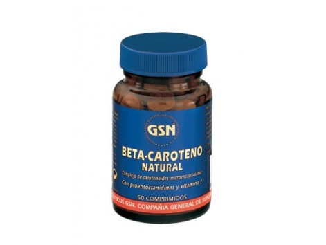 GSN Natural Beta Carotene 50 Tablets