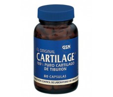GSN Cartilage Cartilago de tiburon 80 capsulas