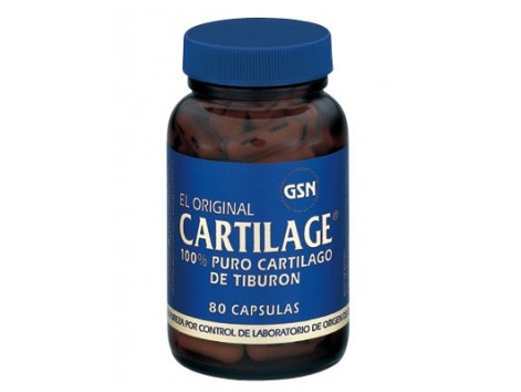 GSN Cartilage Cartilago de tiburon 80 capsulas