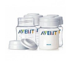 Canning jars for 4 Avent breast milk 125ml