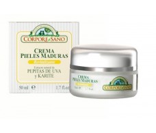 Corpore Sano Crema Pieles Maduras Pepitas de Uva y Karite 50ml.