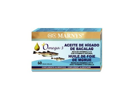 Marnys Aceite de Higado de Bacalao 60perlas.