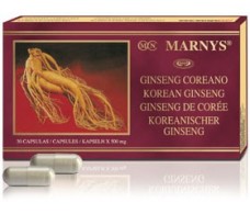 Marnys Ginseng Coreano 30 capsulas.