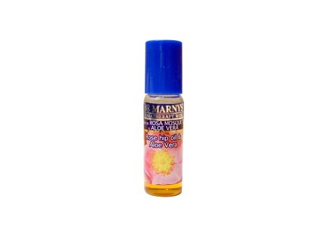 Marnys Pure Rose hip and Aloe Vera oils roll-on 10ml.