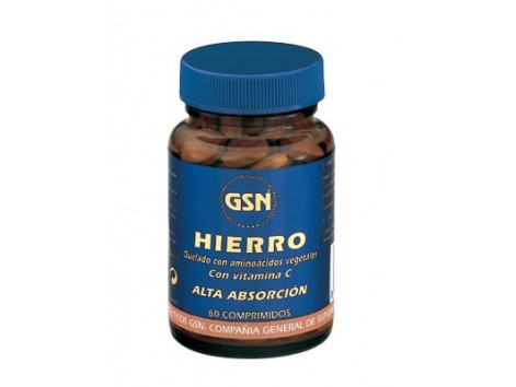 GSN Chelated Iron 60 tablets.