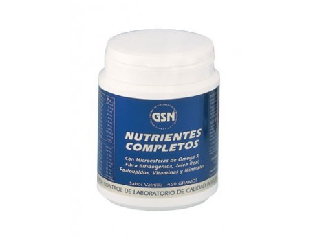 GSN Nutrientes Completos Sabor chocolate 450gr.