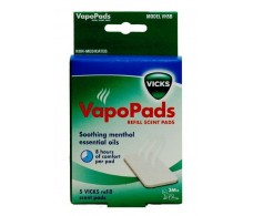 Peças Vicks Vapopads. 7 partes de essência de mentol