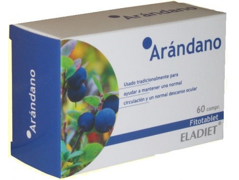 Eladiet Fitotablet Blueberry (Heidelbeere) 60 Tabletten.