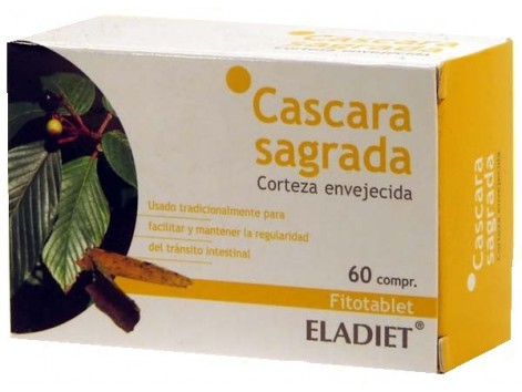 Eladiet Fitotablet Cascara Sagrada 60 tablets of 330 mg.