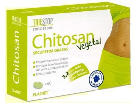 Eladiet Triestop Chitosan Vegetal 60 comprimidos /640mg.
