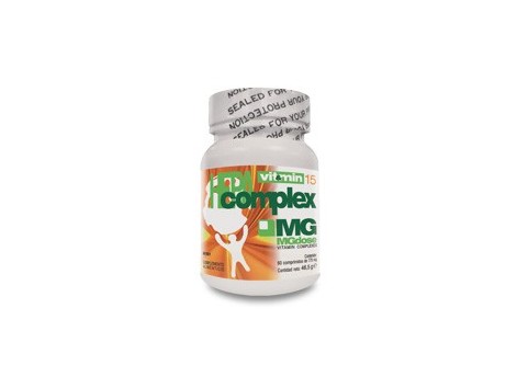 MGdose Vitamin 15 HepaComplex 60 comprimidos.