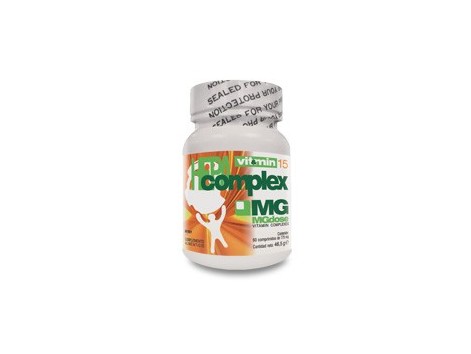 MGdose Vitamina 15 HepaComplex 60 comprimidos.