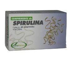 Soria Natural Spirulina (defesas, colesterol) 60 comprimidos.