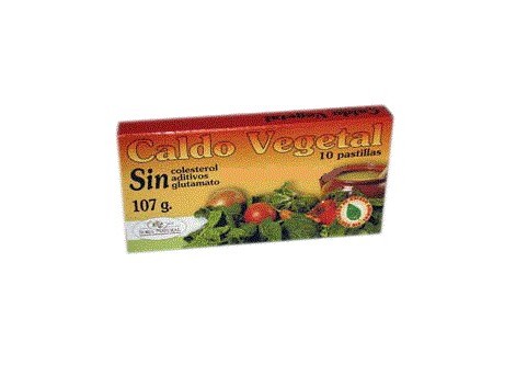 Soria Natural Caldo vegetal con 10 pastillas.