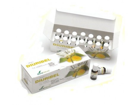 Soria Natural Diuribel (Dandelion, Green Tea,) 14 vials.