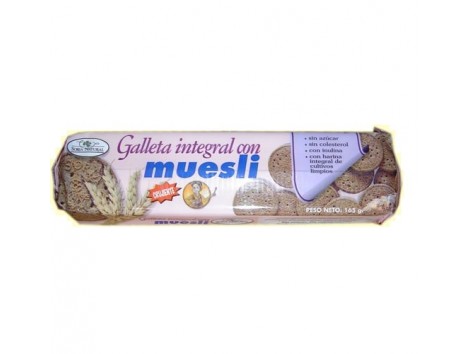 Soria Natural Biscoito Integral Muesli 165 gramas.