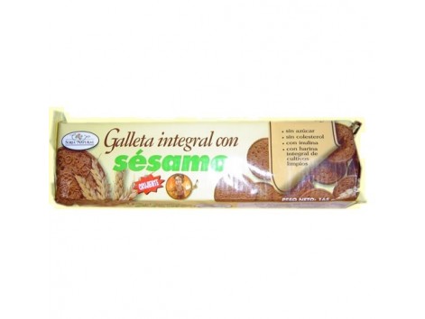 Soria Natural Bircoito Integral de Gergelim 165 gramas.