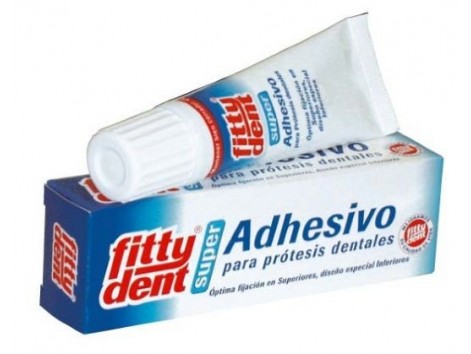 Fittydent Superadhesivo para prótesis dentales 20 gramos.