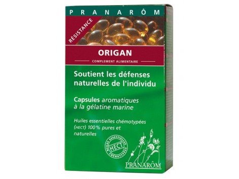 Pranarom Orégano Resistencia 30 Cápsulas oleoaromáticas