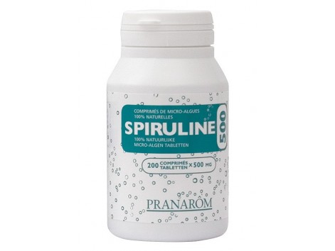 Pranarom Micro-algas Spirulina comprimidos de 500 mg.