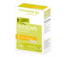 Pranarom Oleocaps-1 Nariz Garganta 30 cápsulas.