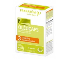 Pranarom Oleocaps-3 Digestão e Trânsito intestinal 30 cápsulas.