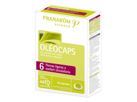 Pranarom Oleocaps-6 Piernas Ligeras y Confort Circulatorio 30 cá