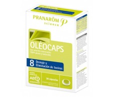 Pranarom Oleocaps-8 Drenagem e remove toxinas 30 ml.