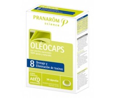 Pranarom Oleocaps-8 Drenaje y Elimina Toxinas 30 capsulas.