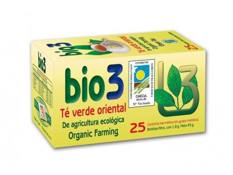 Bio3 Oriental Green Tea 25 Filtern.