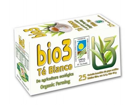Bio3 Té Blanco Ecológico 25 filtros.
