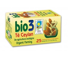 Bio3 Organische Ceylon Tea Frühlingstrieben 25 Filtern.