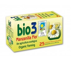 Bio3 Manzanilla Flor Ecológica 25 filtros.