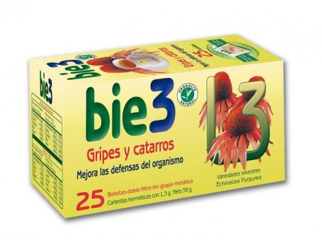 Bio3 Grippe und Erkältungen 25 Teebeuteln Filter.